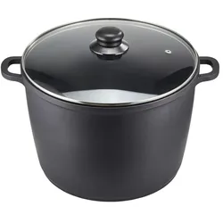 KHG Gemüsetopf 28 cm   , schwarz , Aluminium-Guss , Maße (cm): H: 20  Ø: 28