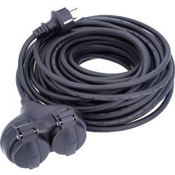 AS Schwabe 60664 Steckdosen-Verteiler Schwarz
