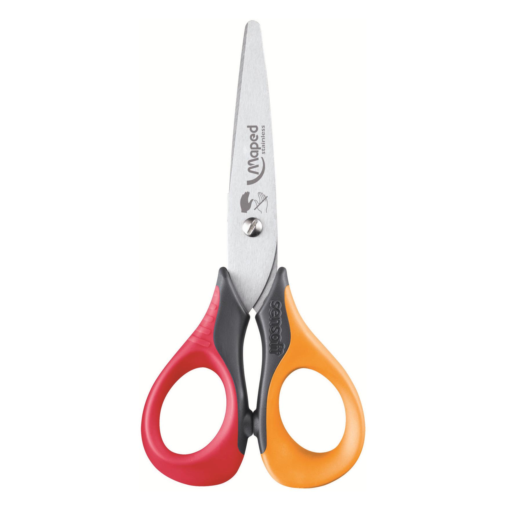 Maped Schere Sensoft 13 cm Linkshänder Farblich (13 cm) (693500)