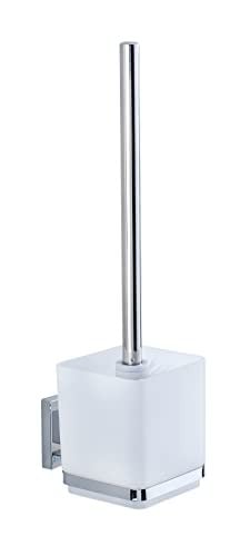 WENKO Vacuum-Loc Quadro Toiletborstelhouder met borstel, wit