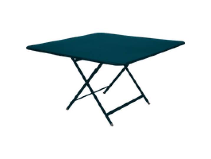 Table Carrée Pliante 128 x 128 cm Caractère en Acier