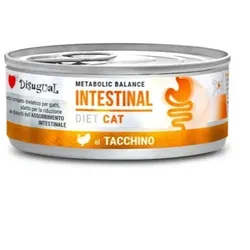 Disugual Veterinary INTESTINAL Truthahn (Erwachsene) Nassfutter für Katzen 85g
