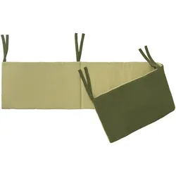 BORNINO HOME Wende-Nestchen Musselin 34x180 cm, gruen