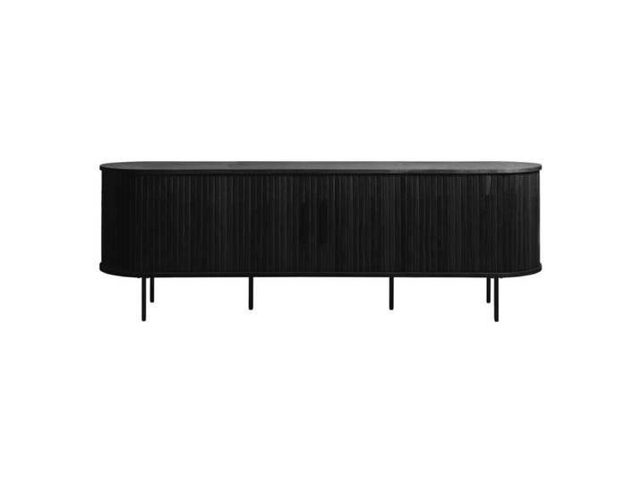 Trendstore Uriel Lowboard Lamellenoptik - Lamellen Eiche Furnier