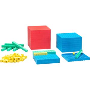 Wissner Lernspielzeug 039577.000 Dezimalrechensatz, 121 Teile, ab 6 Jahre, Zahlen und Rechnen lernen