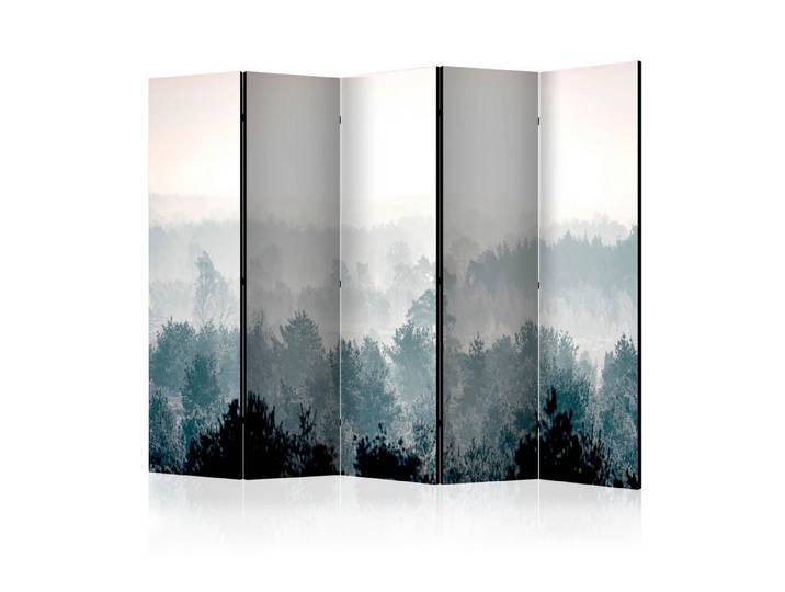 Muralo Paravent 5-teilig Raumteiler klappbar Winterlandschaft (Packung, 1 St., 225x172 cm), 3 Varianten, für das Schlafzimmer, das Wohnzimmer