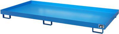 Regalwanne Typ RW/RW 2700-1, ohne Gitterrost, blau RAL5012