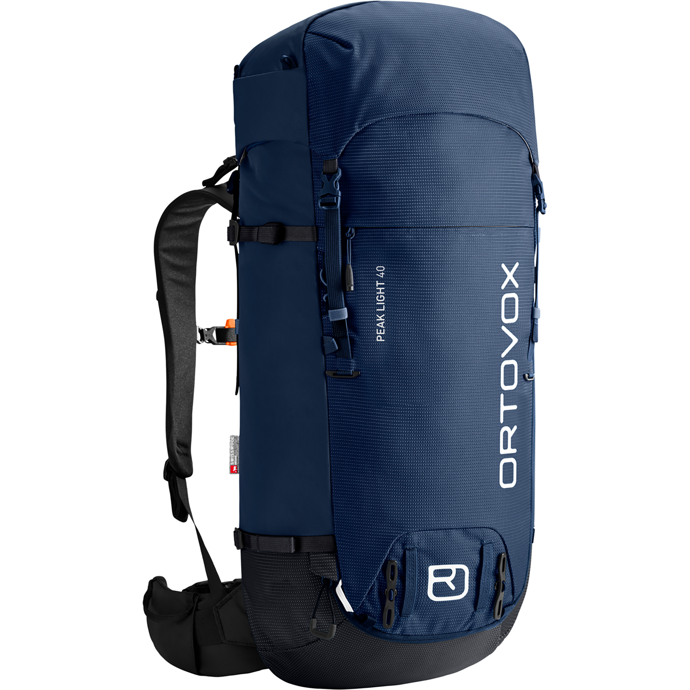 Ortovox Peak Light 40 Kletterrucksäcke blau Größe 40L Trekking Merinowolle