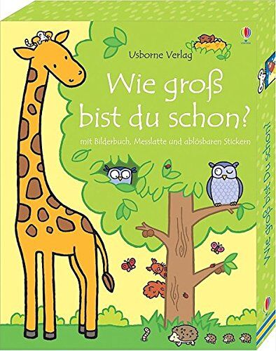 Fiona Watt - Wie groß bist du schon?: Mit Bilderbuch, Messlatte und ablösbaren Stickern - Preis vom 15.10.2026 23:06:25 h