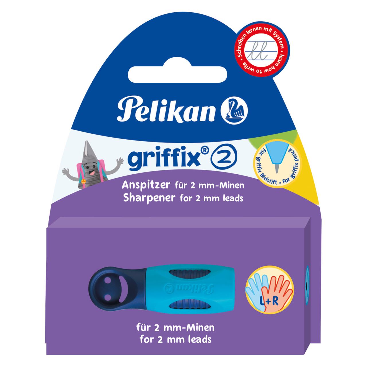 Pelikan griffix Anspitzer mit Auffangbehälter Oceanblue
