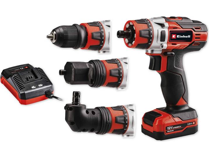 Einhell Kit perceuse-visseuse sans fil TE-CD 12/1 3X-Li (1x2\,0 Ah)