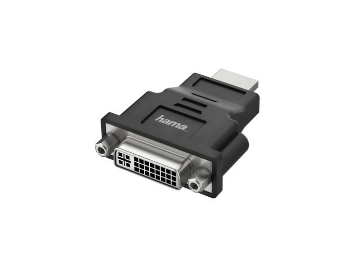 Hama Adapter HDMI naar DVI, Ultra-HD 4K Optische kabel Zwart