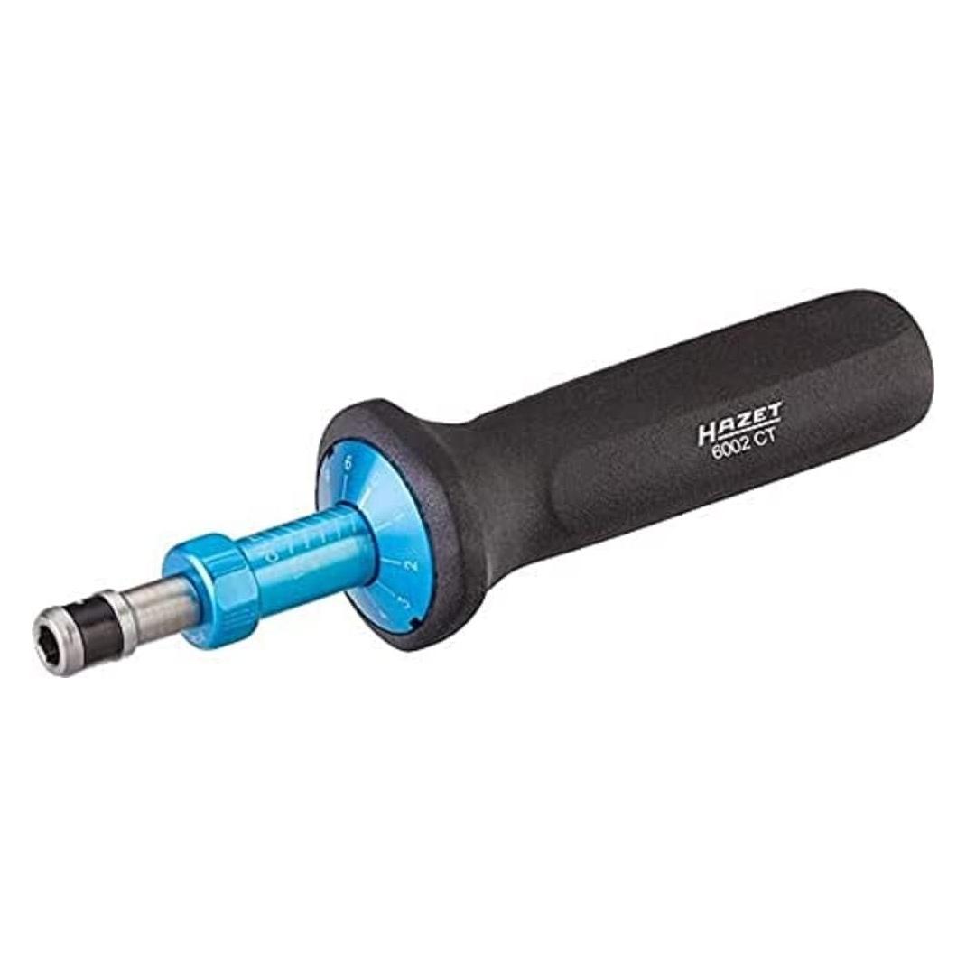 Hazet Drehmomentschraubendreher 6002CT Nm min-max: 0.1 - 1.2 Nm Toleranz: 5% Sechskant6,3 (1/... (1/4", 0.10 - 1.20 Nm) (6002CT)