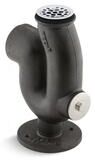 "Kohler Adjustable Trap Standard For 3"" Iron Pipe Connection with Cleanout Plug and Strainer Cast Iron (K-6673-NA)"