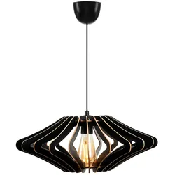WellHome Deckenlampe 55cm in Schwarzem Design Engel