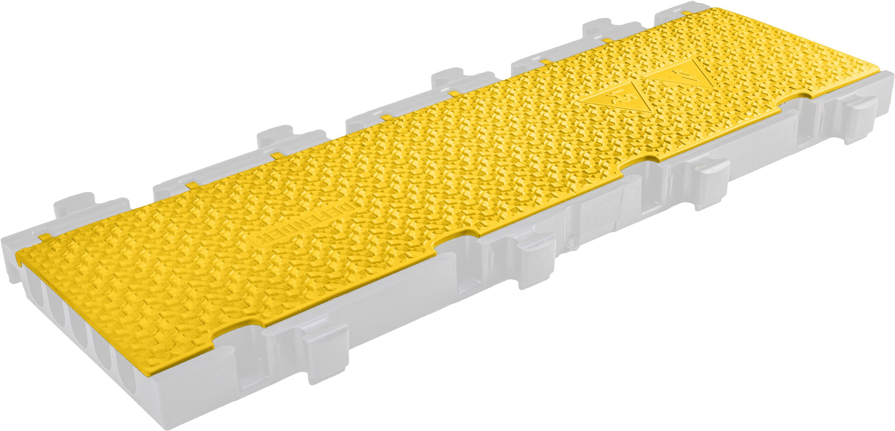 Defender Midi 5 2d & 3 2d Lid   Yellow - Ersatzdeckel Midi 5 2d & 3 2d   Mittelteil
