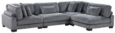 Fremont & Park Braidy Corduroy 4-Piece Modular Sectional Sofa