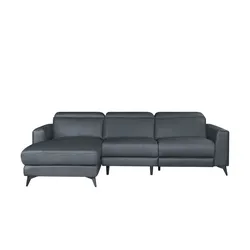 Primo Ecksofa mit Relaxfunktion Taku ¦ blau ¦ Maße (cm): B: 268 H: 81 T: 169.0