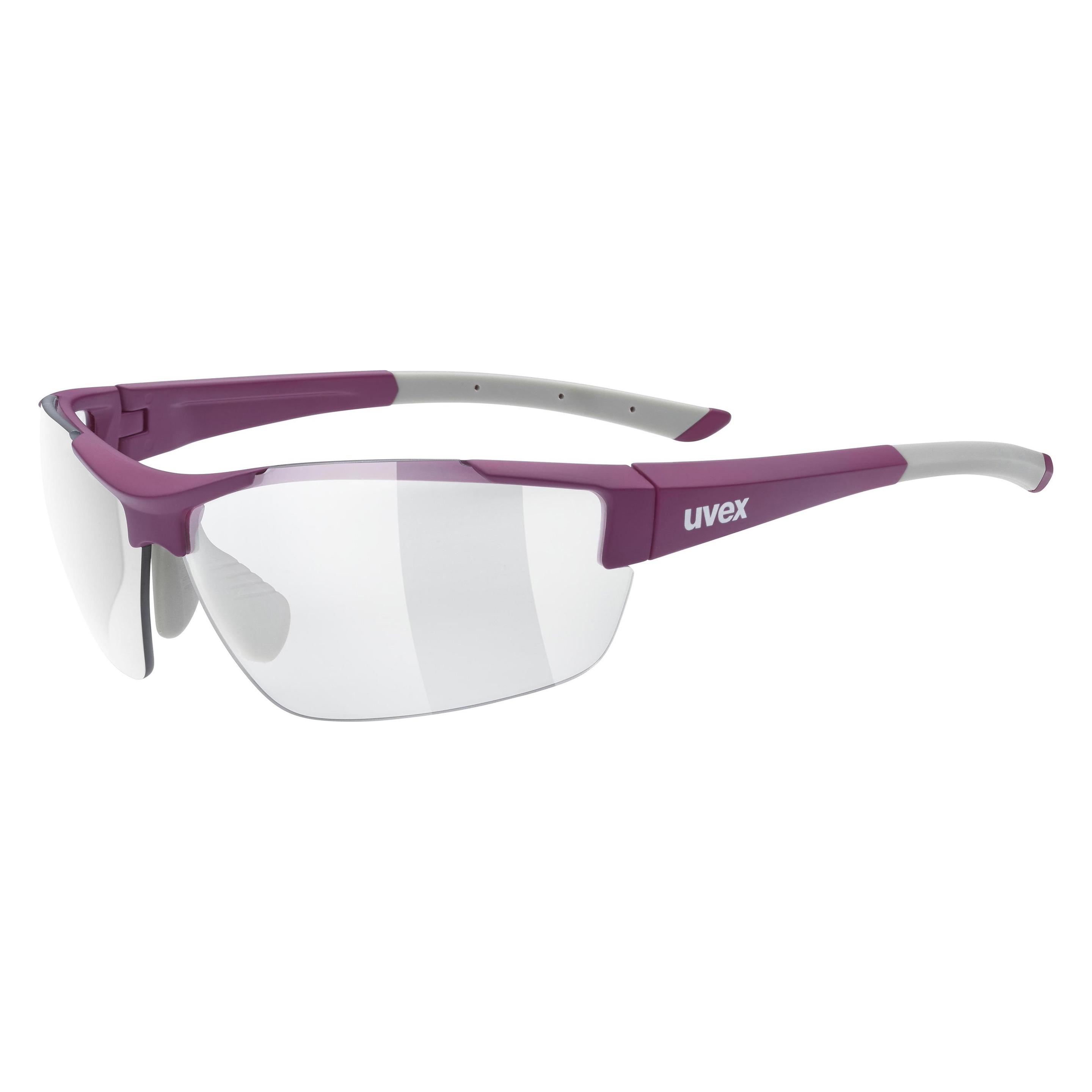Uvex Sportstyle 612 Variomatic light Sportbrille (Farbe: 6690 purple mat, variomatic smoke) (6690 purple mat, Variomatic Smoke, 6690 purple mat, Variomatic Smoke) (32314088)