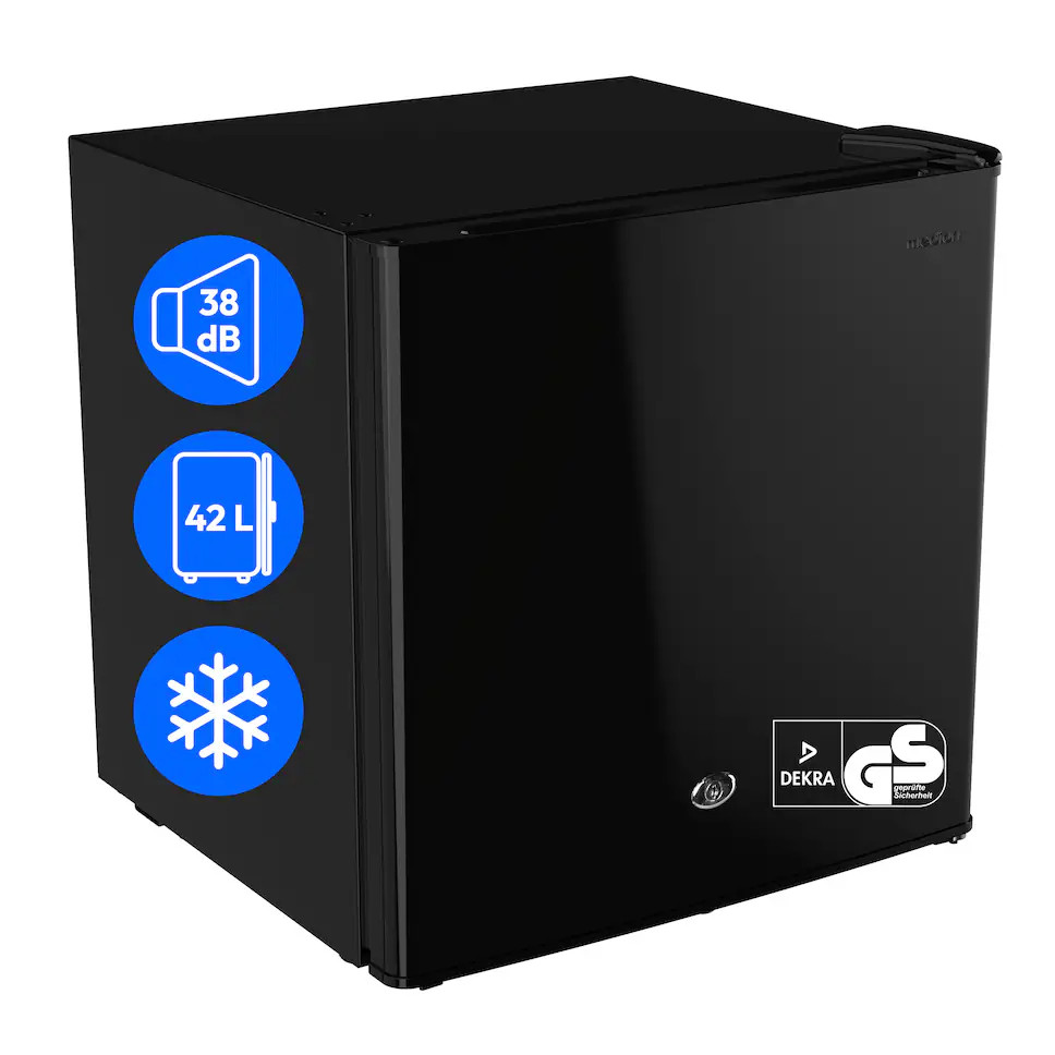 Medion MD370001 LIFE Mini-Kühlschrank mit Eisfach und Schloss schwarz 50079953