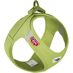 Curli Vest Hundegeschirr Clasp Air-Mesh Lime 3XS (3XS, Hund, Allgemein), Halsband + Leine