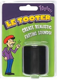 Inspire Select Funny Fart Sound Tube Toy Squeeze Prank Noise Maker Novelty Gag Gift black