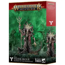 Games Workshop Warhammer AoS - Skaven Vizzik Skour Prophete du Rat Cornu (Kunststoff)