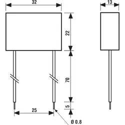 Finder Kondensatormodul bis 15 Leuchttaster 026.00