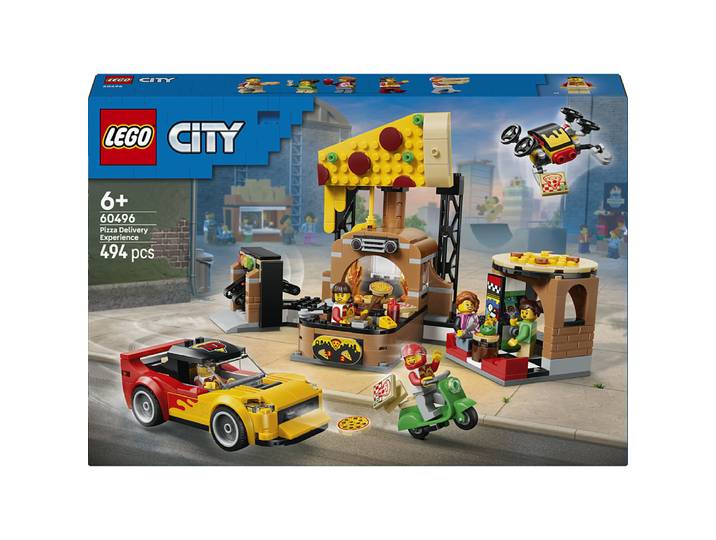 LEGO® City - La Pizzeria et ses Véhicules de Livraison - 60496