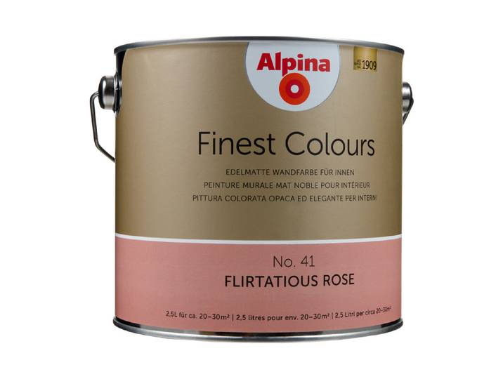Alpina Wandfarbe Finest Colours Flirtatious Rose 2.5 l Matt