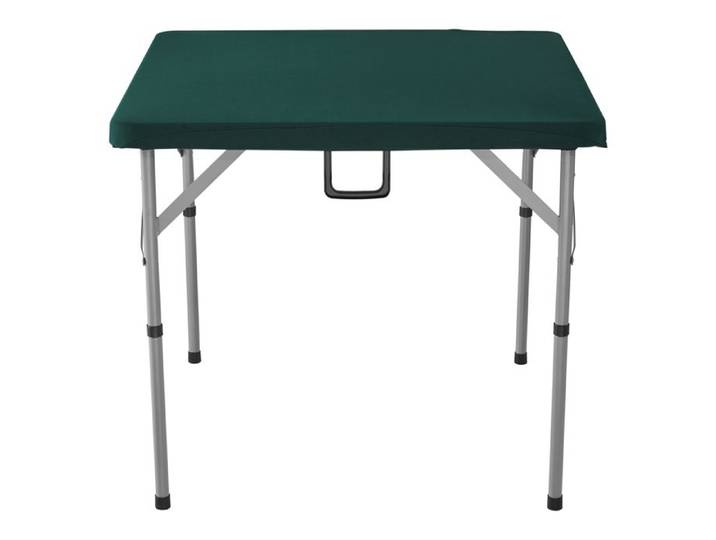 Table de Mahjong - DUOKU - Semi-Pliante - Plateau Vert - 4 Joueurs - Dimensions 860x860mm