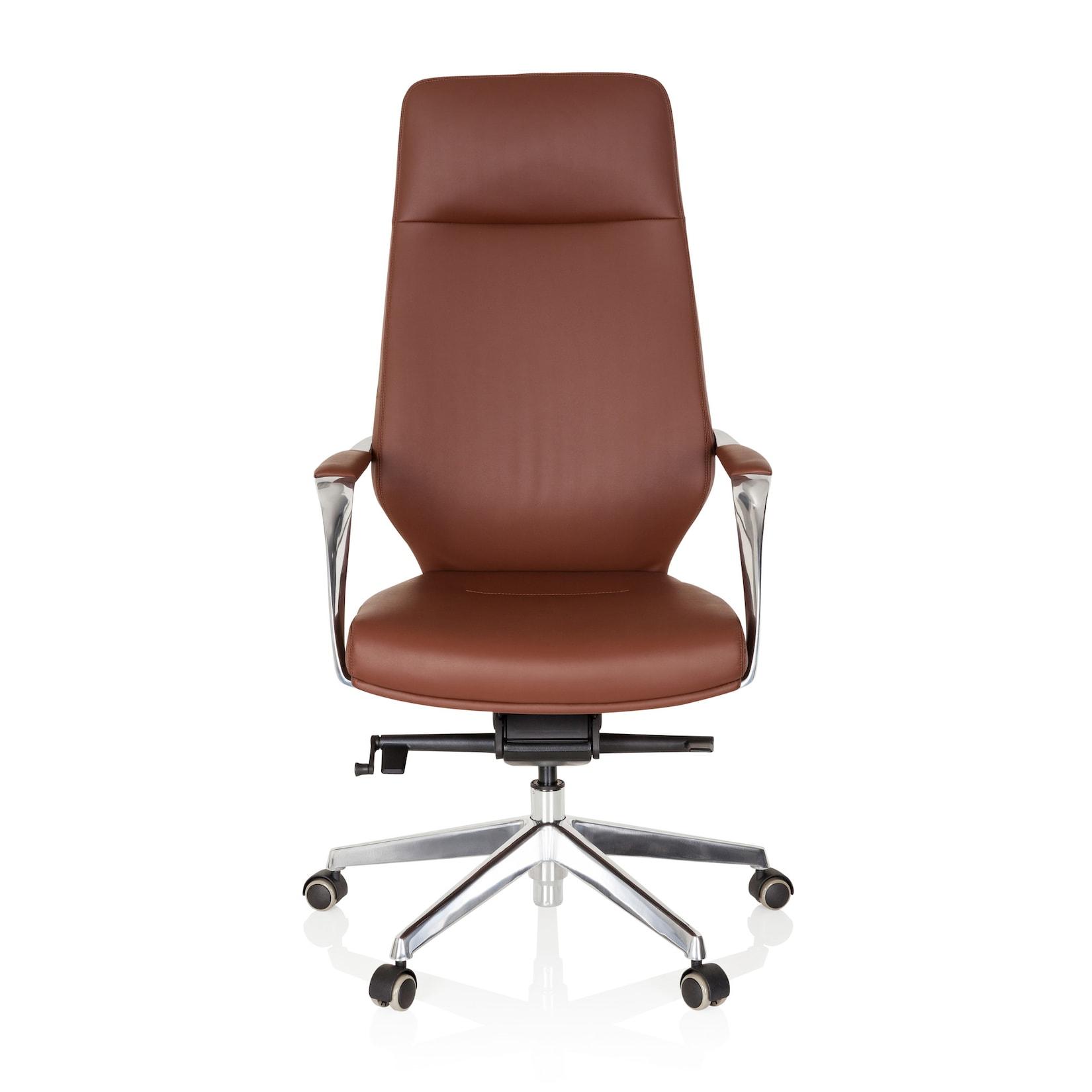 hjh OFFICE Profi Chefsessel VELVET Kunstleder mit Armlehnen