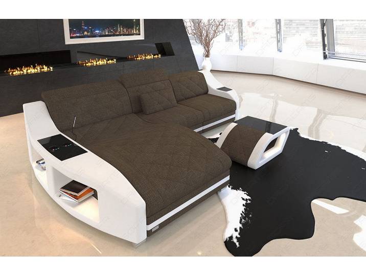 Couch Swing L-Form in Stoff