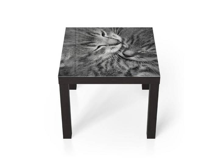 DEQORI Couchtisch 'Sanfte Träume', Glas Beistelltisch Glastisch modern