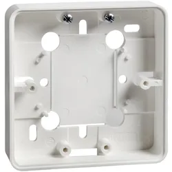 Elso 504104 Geräteträger flach 20mm für AP RENOVIERUNG reinweiß