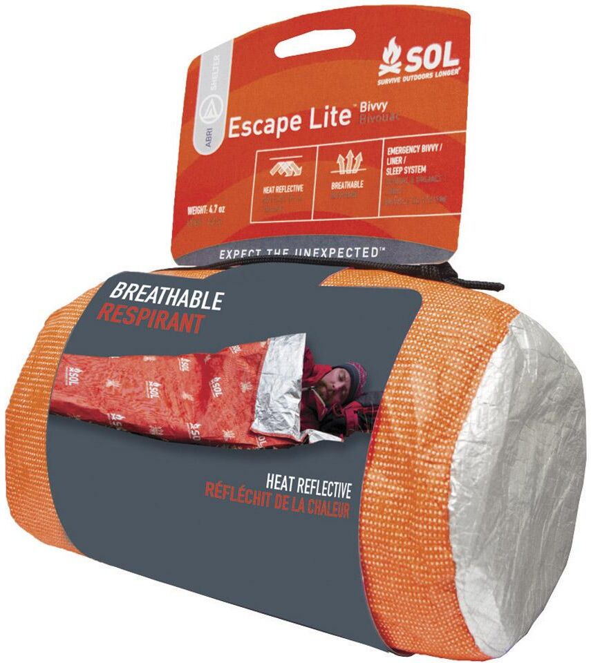 SOL  - Escape Light Bivvy Orange - Sur Sac /Bivy