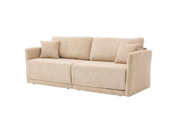 Canapé‑lit Convertible Beige 182x88x84cm Design Minimaliste Moderne Canapé Pliant Double Pour Salon Bureau Studio Et Appartement