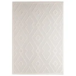 Outdoorteppich Tanya 240 x 340 cm Polypropylen Beige
