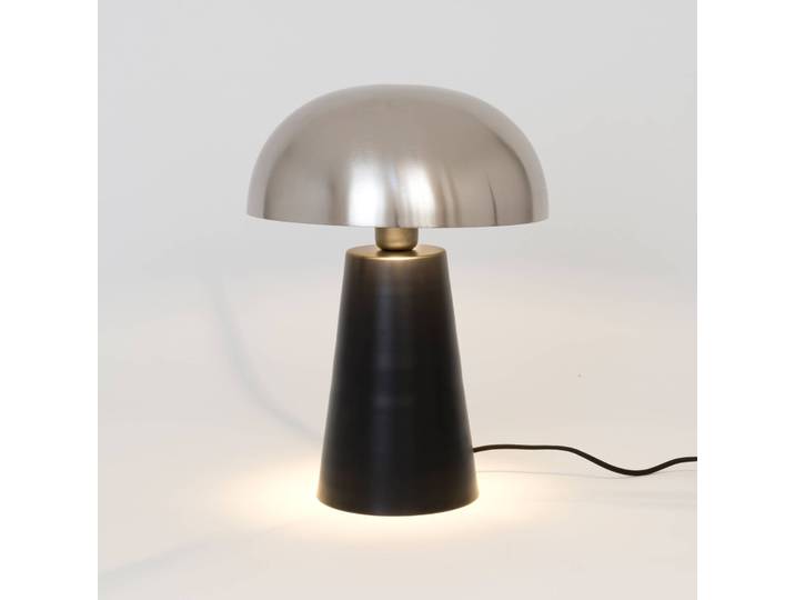 Holländer Designer Tischlampe Fungo, schwarz, für Wohn- / Esszimmer, Metall, Design