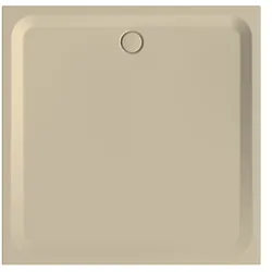 Bette quadrat Duschwanne „BetteUltra“ 1500 × 1500 mm ohne Oberflächenbeschichtung, ohne Oberflächenveredelung, ohne Wannenträger, in Sand