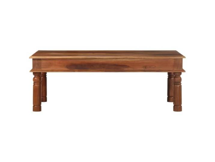Couchtisch 110x60x40cm Massivholz Akazie Klassisches Design, solide Holzbeine, einfache Wartung, für Wohnzimmer und Flur, einzigartige Maserung