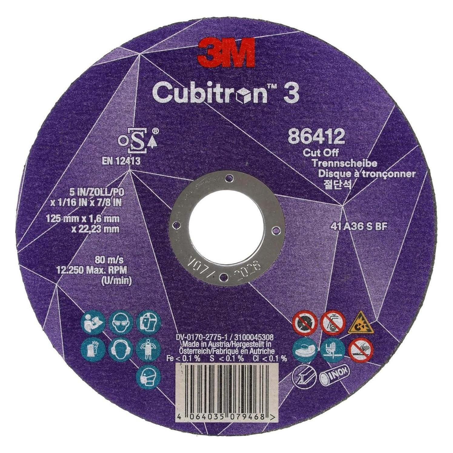 3M Cubitron 86616 Trennscheibe 115mm 25St. (86616)