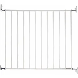 Dolle Kindersicherheitsgitter Leo aus Metall Weiß 72-84,5cm