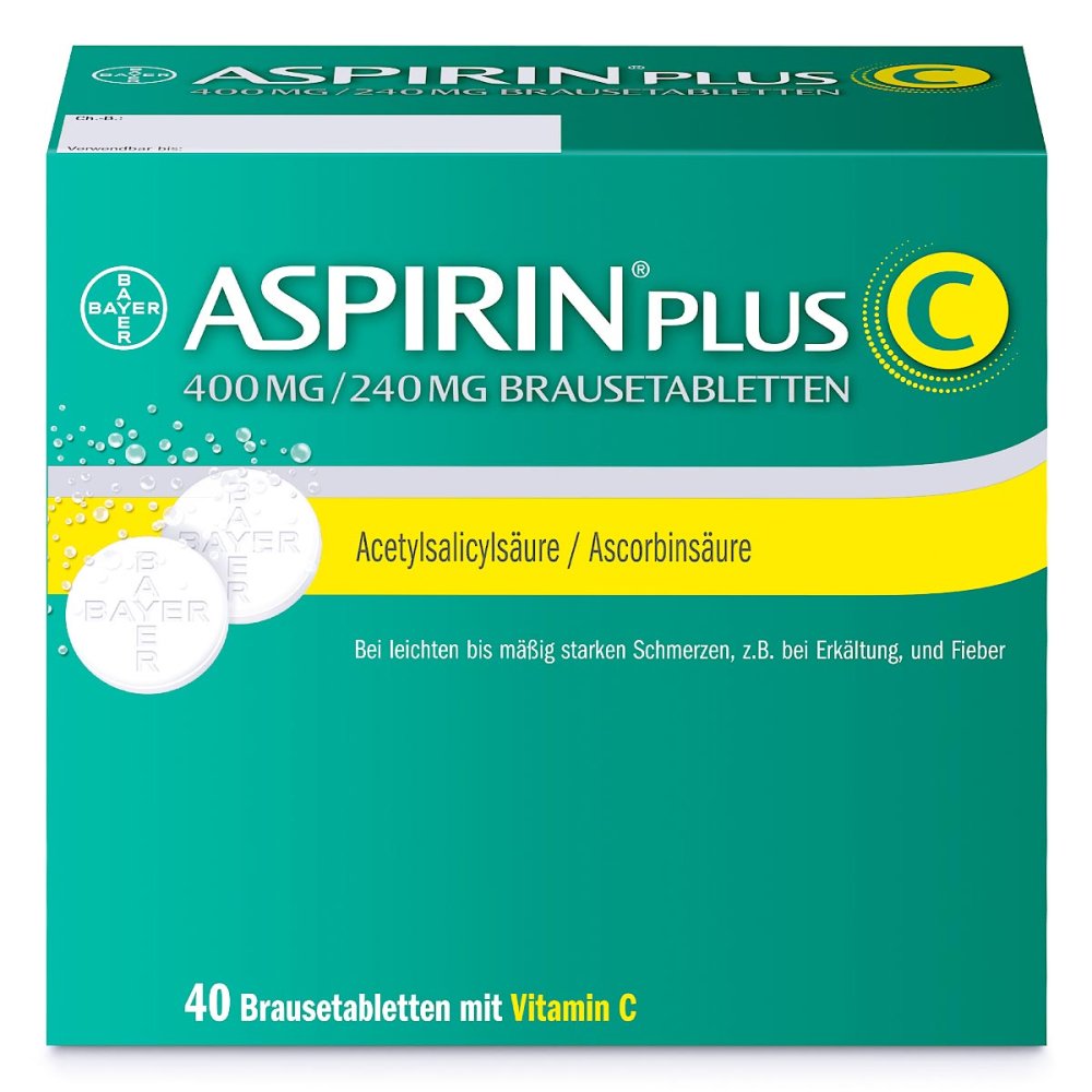 Bayer Vital GmbH Aspirin plus C Brausetabletten 03464237