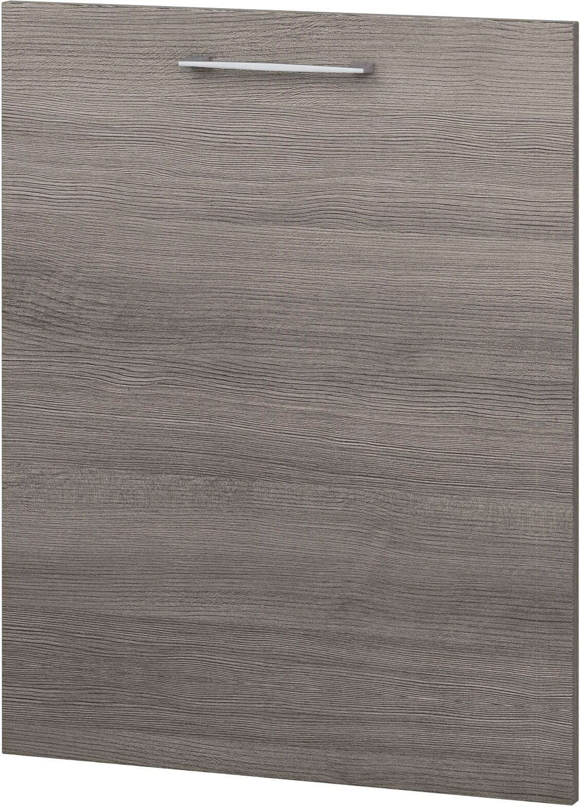 Möbelblende EXPRESS KÜCHEN "Trea TGS60-01", grau (eichefarben grau), B:60cm H:75cm T:1,6cm, Holzwerkstoff, Möbelblenden, für voll integrierbare Geschirrspüler