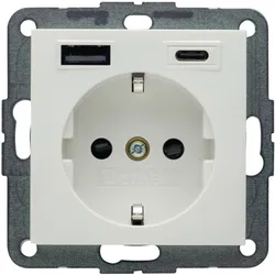 Berker, Steckdose, Steckdose SCHUKO/USB AC 20W PD S.1 pwm