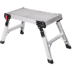 KRAFT WERKZEUGE Alu Trittleiter faltbar, 150 kg