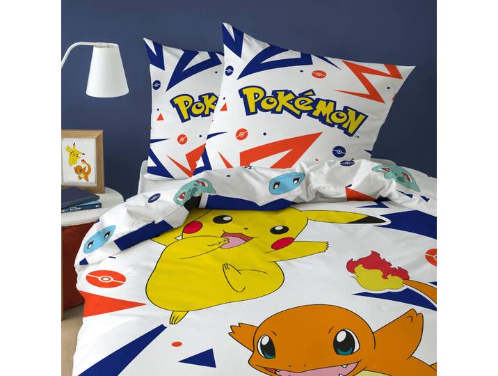 Parure de lit Pokemon - coton - Blancheporte