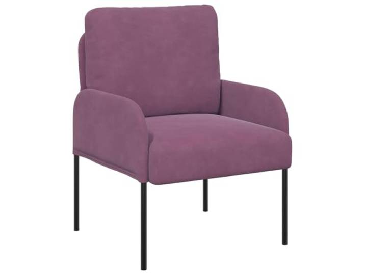Makastle Sofa Couchs mit Kissen 55cm Lila Sperrholz