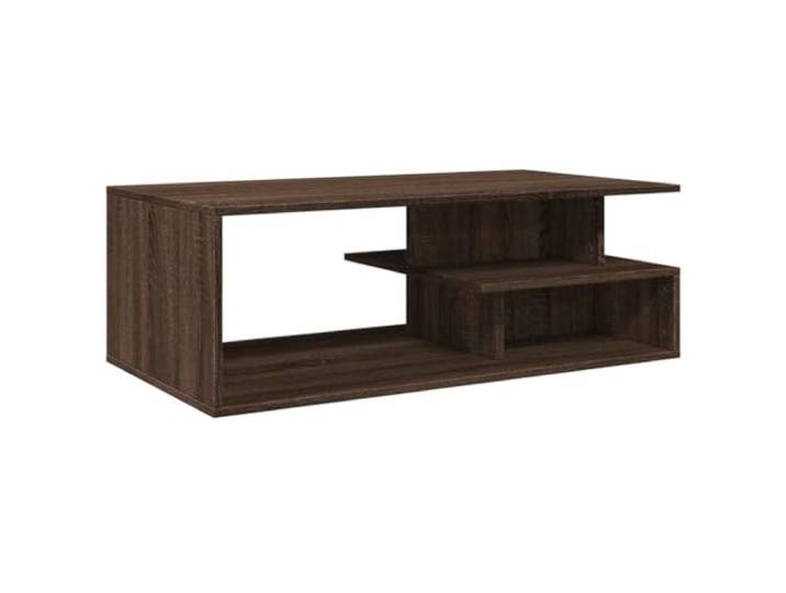 LKJephalotrope Couchtisch Braun Eichen-Optik 102x55x35 cm Holzwerkstoff Stilvoller Beistelltisch fürs Wohnzimmer mit viel Stauraum, pflegeleichter Oberfläche und zeitlos modernem Design.